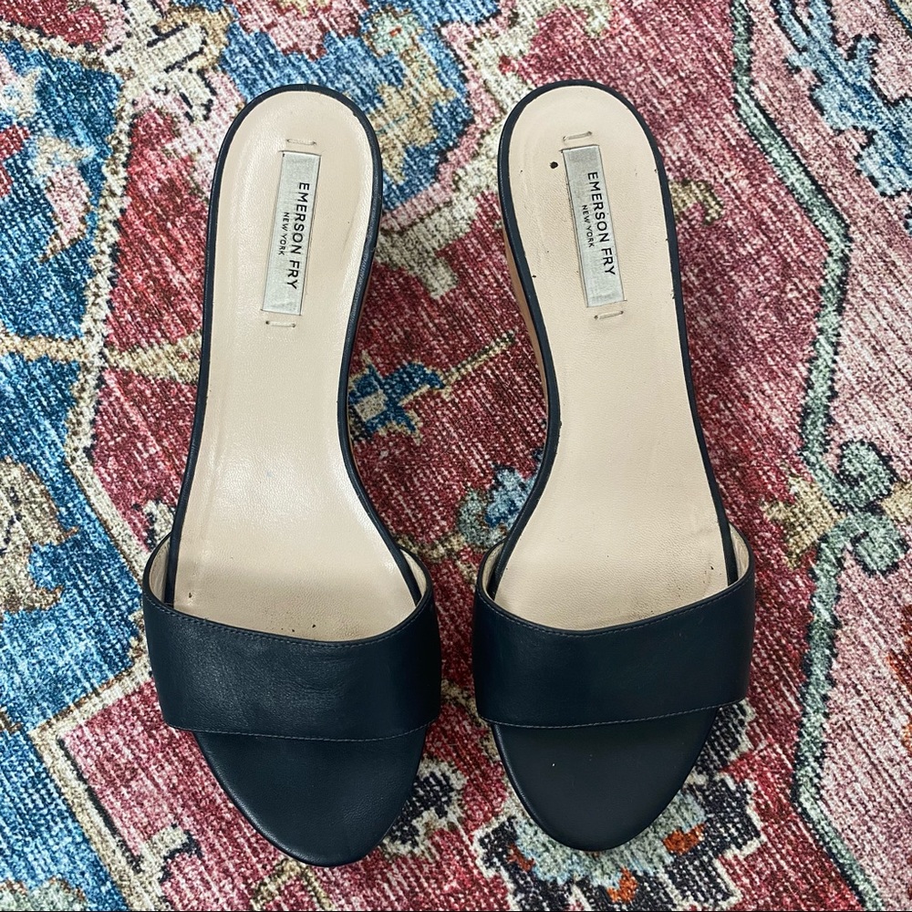 Emerson Fry leather slip on sandals